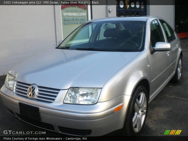 Reflex Silver Metallic / Black 2002 Volkswagen Jetta GLX  VR6 Sedan