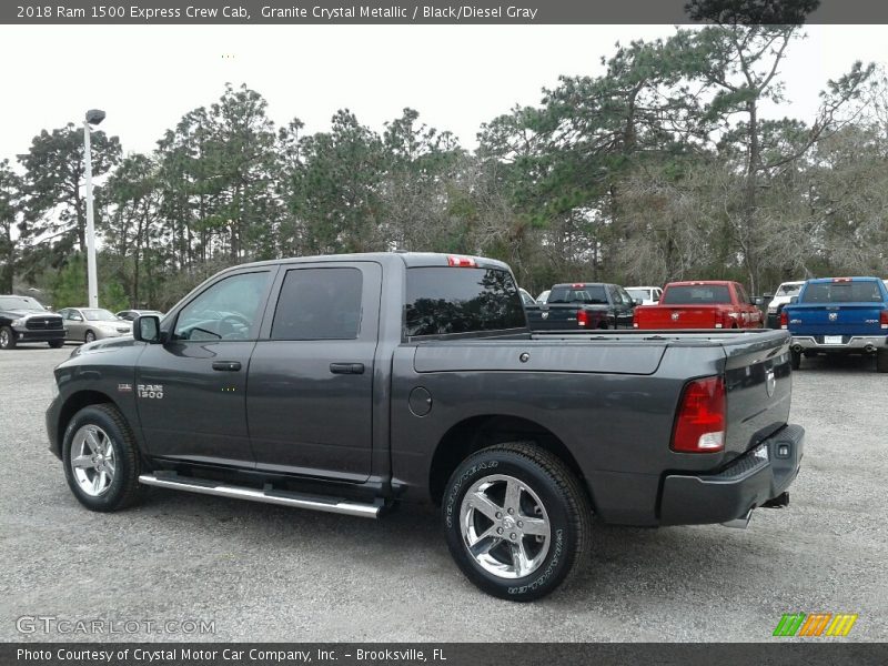 Granite Crystal Metallic / Black/Diesel Gray 2018 Ram 1500 Express Crew Cab