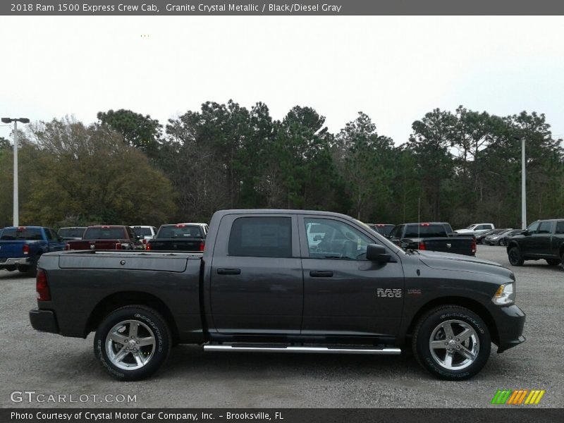 Granite Crystal Metallic / Black/Diesel Gray 2018 Ram 1500 Express Crew Cab