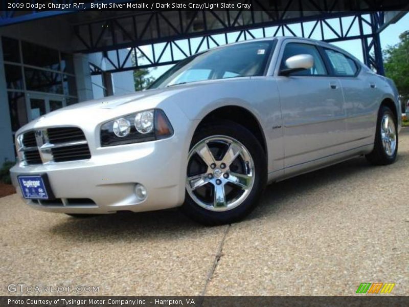 Bright Silver Metallic / Dark Slate Gray/Light Slate Gray 2009 Dodge Charger R/T