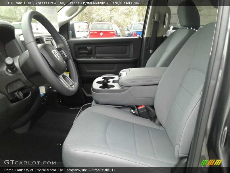 Granite Crystal Metallic / Black/Diesel Gray 2018 Ram 1500 Express Crew Cab