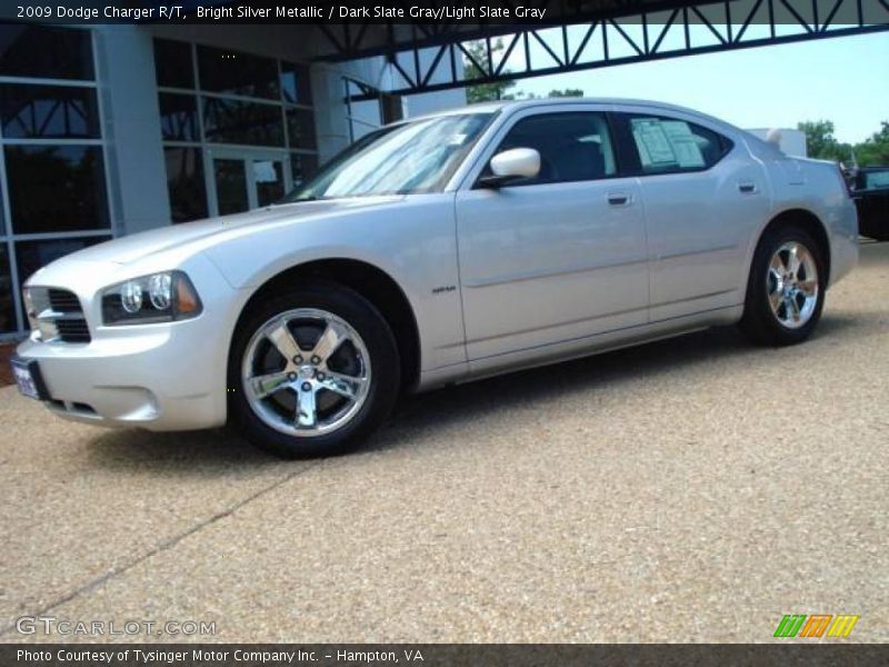 Bright Silver Metallic / Dark Slate Gray/Light Slate Gray 2009 Dodge Charger R/T