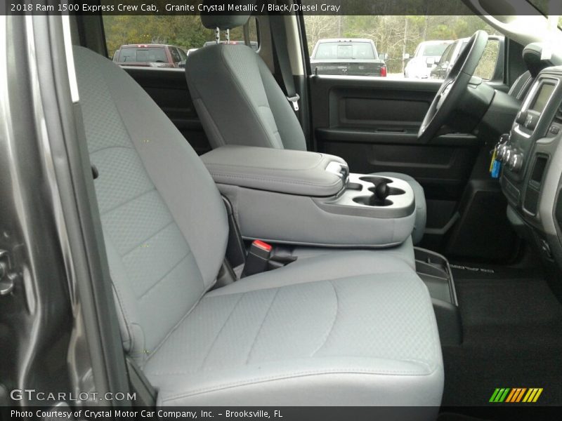 Granite Crystal Metallic / Black/Diesel Gray 2018 Ram 1500 Express Crew Cab
