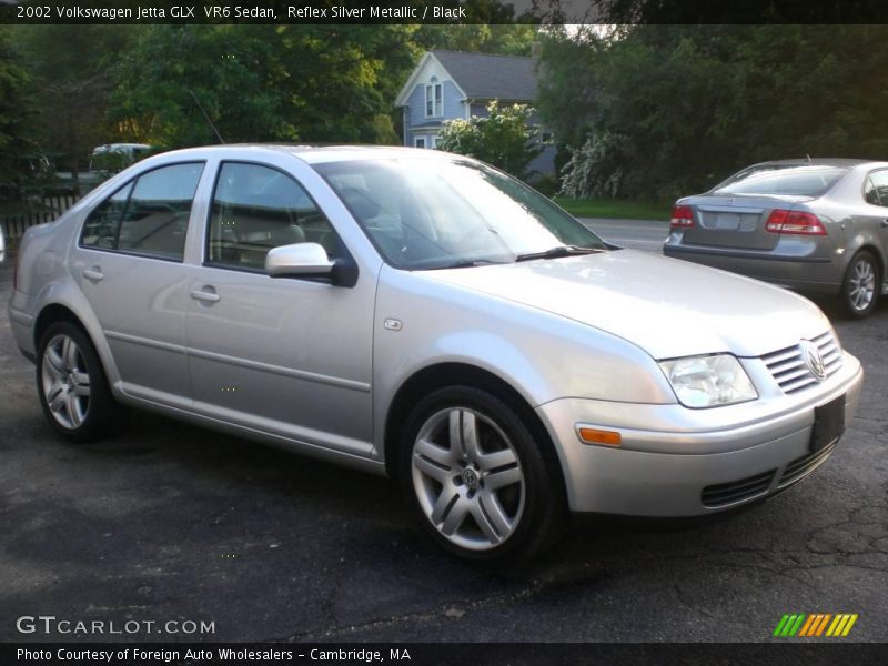 Reflex Silver Metallic / Black 2002 Volkswagen Jetta GLX  VR6 Sedan