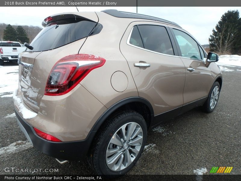 Coppertino Metallic / Ebony 2018 Buick Encore Preferred AWD