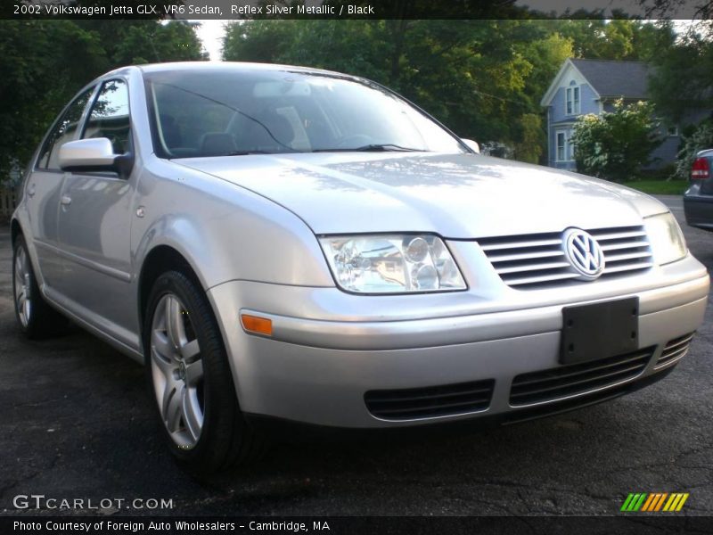 Reflex Silver Metallic / Black 2002 Volkswagen Jetta GLX  VR6 Sedan