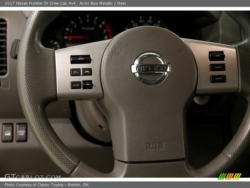 Arctic Blue Metallic / Steel 2017 Nissan Frontier SV Crew Cab 4x4