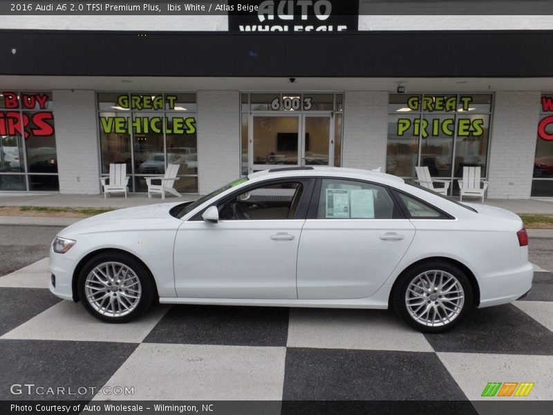 Ibis White / Atlas Beige 2016 Audi A6 2.0 TFSI Premium Plus