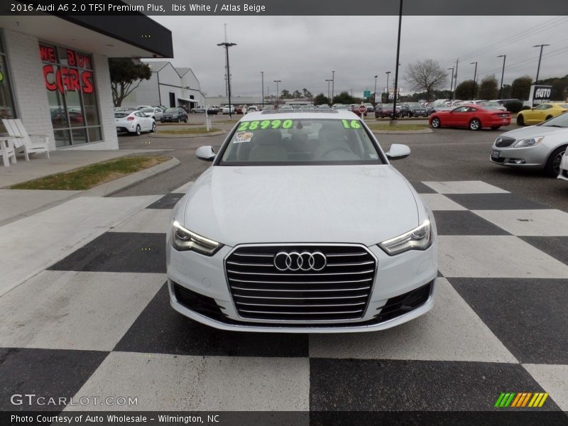 Ibis White / Atlas Beige 2016 Audi A6 2.0 TFSI Premium Plus