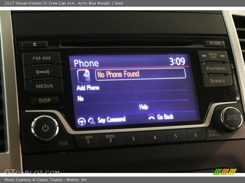 Arctic Blue Metallic / Steel 2017 Nissan Frontier SV Crew Cab 4x4