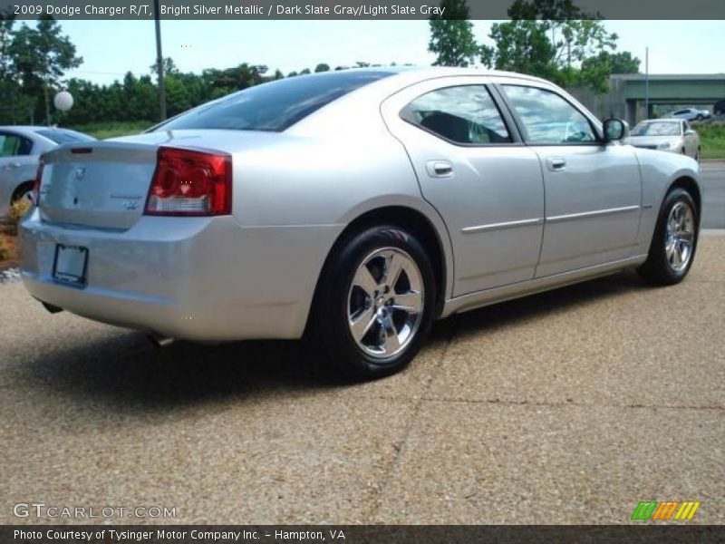 Bright Silver Metallic / Dark Slate Gray/Light Slate Gray 2009 Dodge Charger R/T