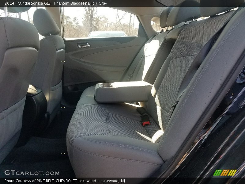 Phantom Black Metallic / Gray 2014 Hyundai Sonata GLS