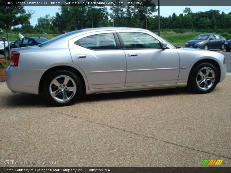 Bright Silver Metallic / Dark Slate Gray/Light Slate Gray 2009 Dodge Charger R/T