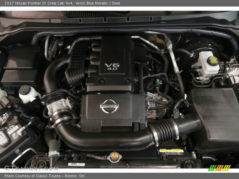 Arctic Blue Metallic / Steel 2017 Nissan Frontier SV Crew Cab 4x4