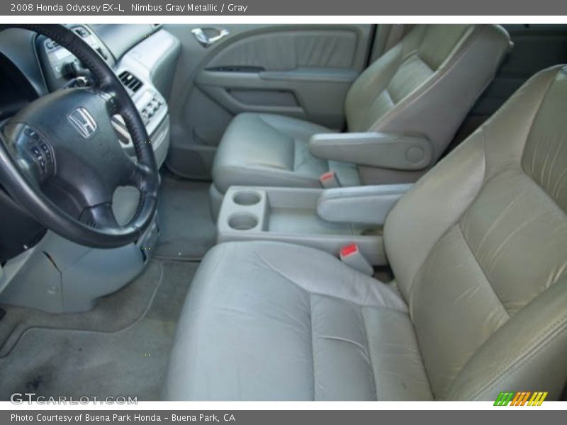 Nimbus Gray Metallic / Gray 2008 Honda Odyssey EX-L