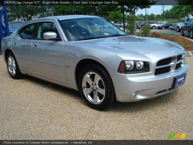 Bright Silver Metallic / Dark Slate Gray/Light Slate Gray 2009 Dodge Charger R/T