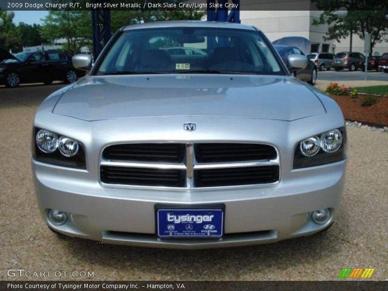 Bright Silver Metallic / Dark Slate Gray/Light Slate Gray 2009 Dodge Charger R/T