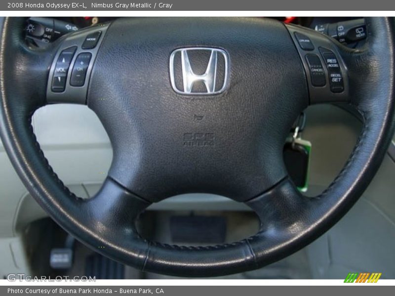 Nimbus Gray Metallic / Gray 2008 Honda Odyssey EX-L