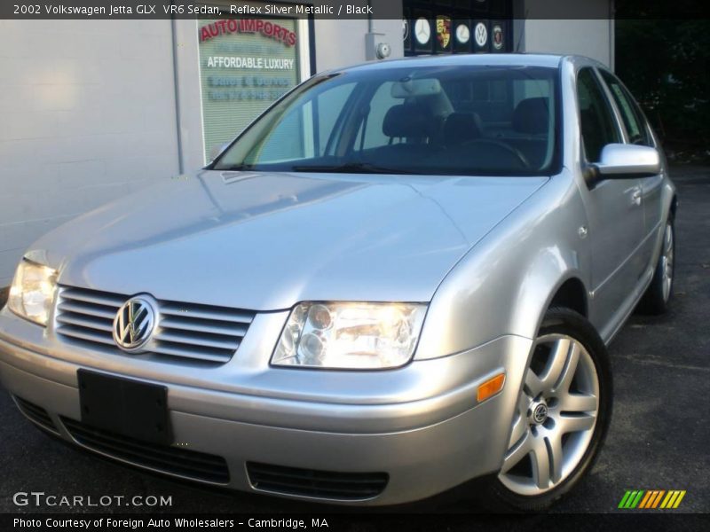 Reflex Silver Metallic / Black 2002 Volkswagen Jetta GLX  VR6 Sedan