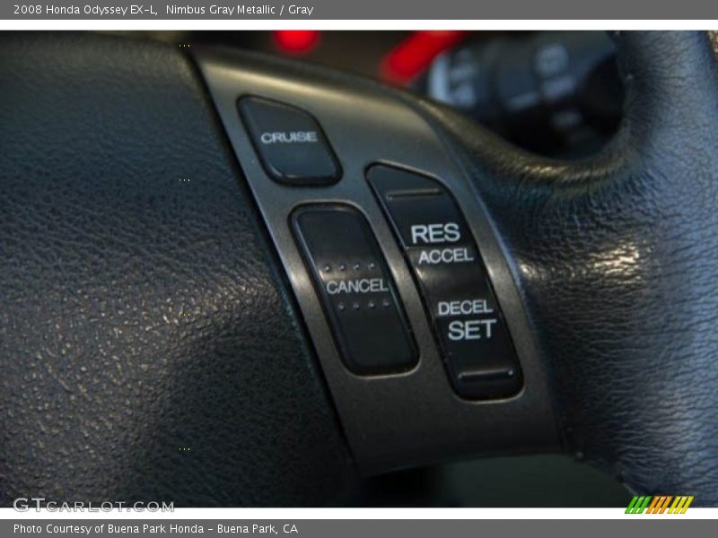 Nimbus Gray Metallic / Gray 2008 Honda Odyssey EX-L
