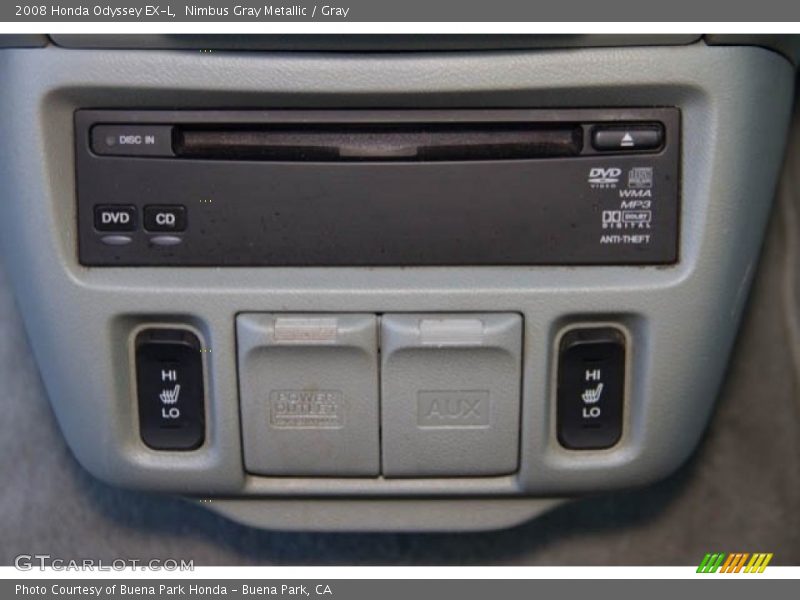 Nimbus Gray Metallic / Gray 2008 Honda Odyssey EX-L
