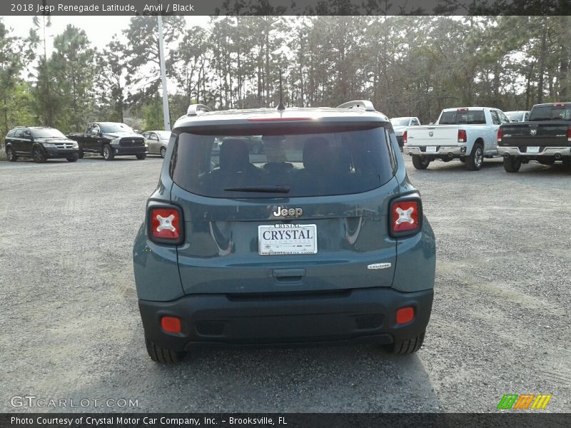 Anvil / Black 2018 Jeep Renegade Latitude