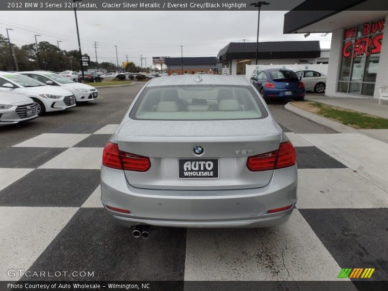 Glacier Silver Metallic / Everest Grey/Black Highlight 2012 BMW 3 Series 328i Sedan