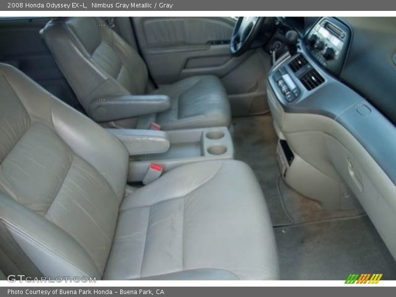 Nimbus Gray Metallic / Gray 2008 Honda Odyssey EX-L