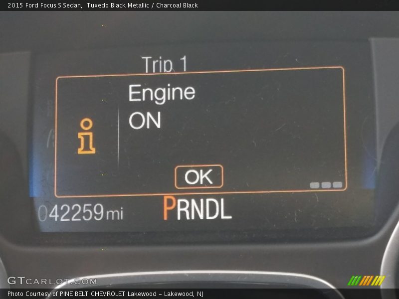 Tuxedo Black Metallic / Charcoal Black 2015 Ford Focus S Sedan