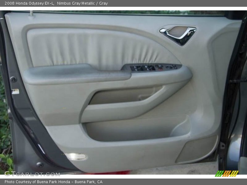 Nimbus Gray Metallic / Gray 2008 Honda Odyssey EX-L