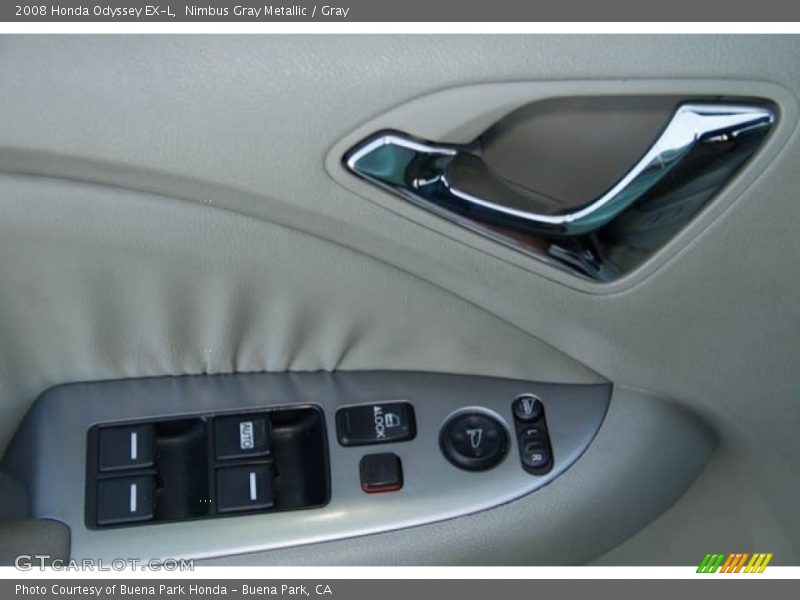 Nimbus Gray Metallic / Gray 2008 Honda Odyssey EX-L
