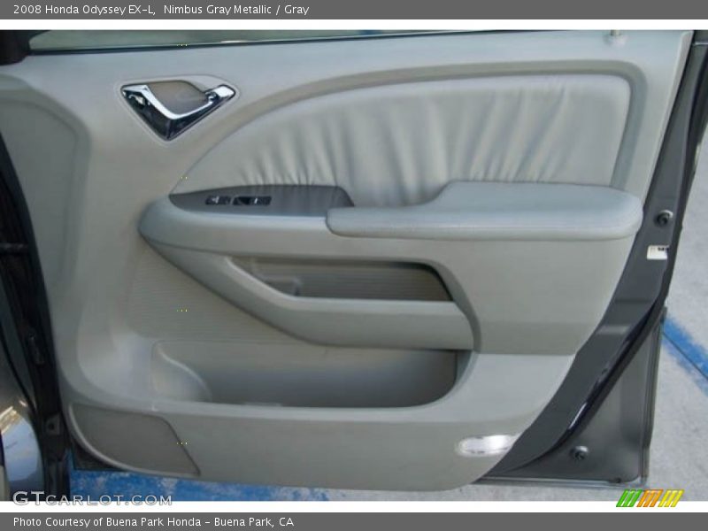 Nimbus Gray Metallic / Gray 2008 Honda Odyssey EX-L