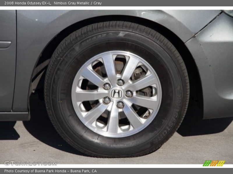 Nimbus Gray Metallic / Gray 2008 Honda Odyssey EX-L