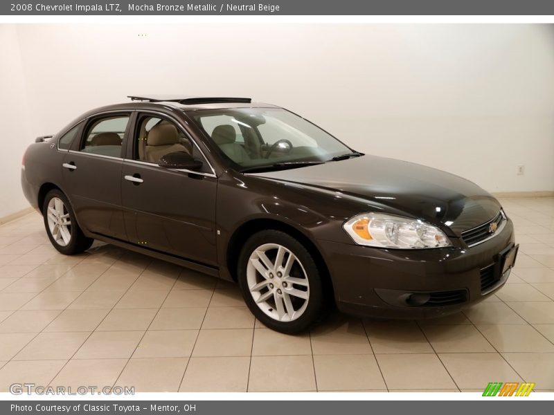 Mocha Bronze Metallic / Neutral Beige 2008 Chevrolet Impala LTZ