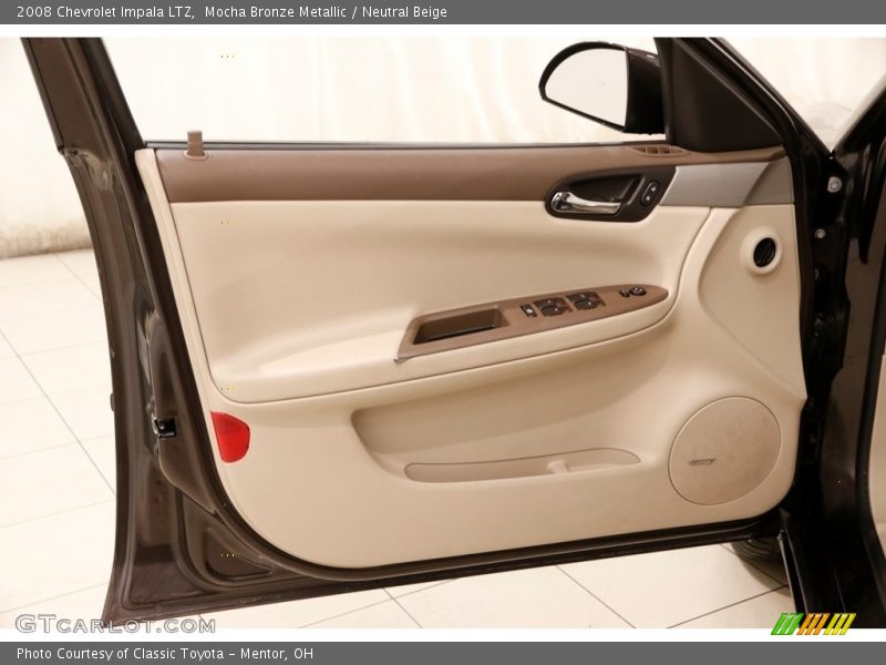 Mocha Bronze Metallic / Neutral Beige 2008 Chevrolet Impala LTZ