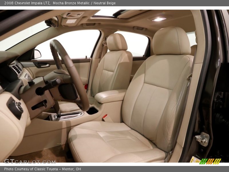 Mocha Bronze Metallic / Neutral Beige 2008 Chevrolet Impala LTZ
