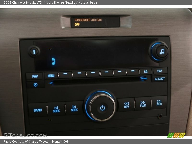 Mocha Bronze Metallic / Neutral Beige 2008 Chevrolet Impala LTZ