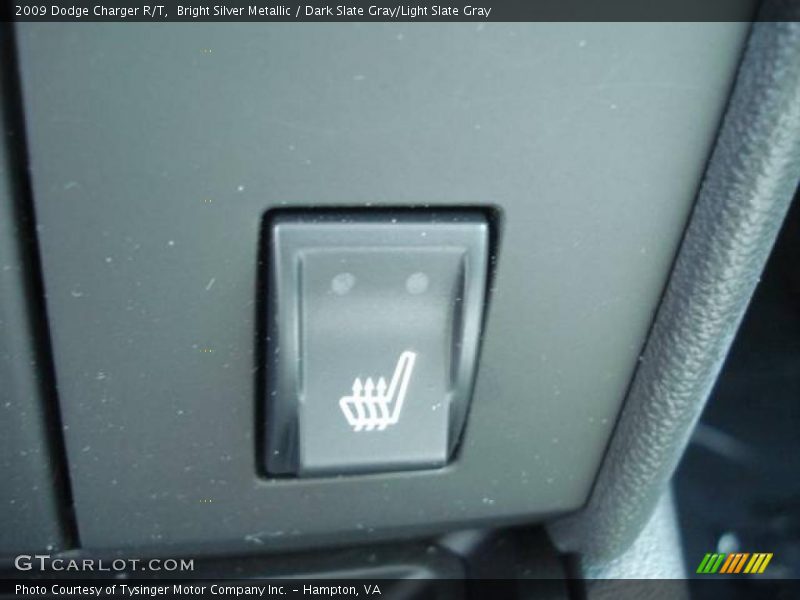 Bright Silver Metallic / Dark Slate Gray/Light Slate Gray 2009 Dodge Charger R/T