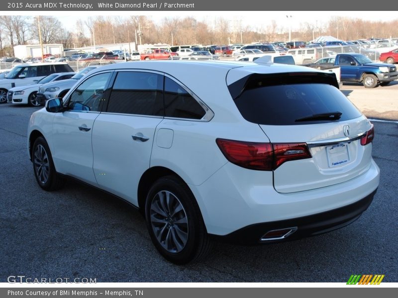 White Diamond Pearl / Parchment 2015 Acura MDX Technology