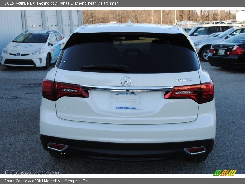 White Diamond Pearl / Parchment 2015 Acura MDX Technology