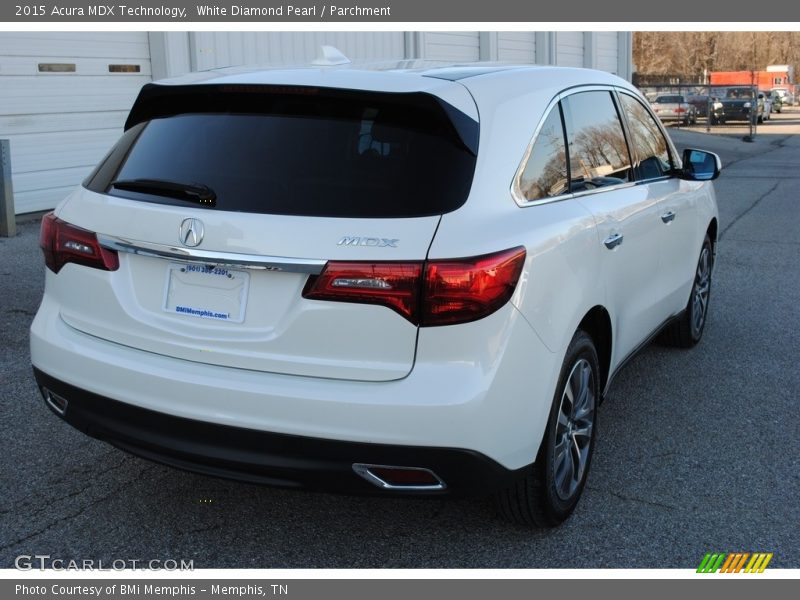 White Diamond Pearl / Parchment 2015 Acura MDX Technology