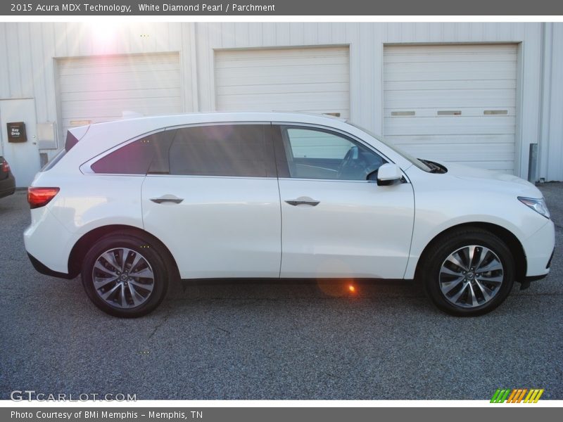 White Diamond Pearl / Parchment 2015 Acura MDX Technology