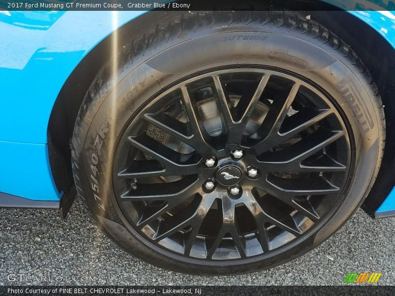 Grabber Blue / Ebony 2017 Ford Mustang GT Premium Coupe