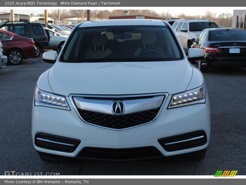 White Diamond Pearl / Parchment 2015 Acura MDX Technology