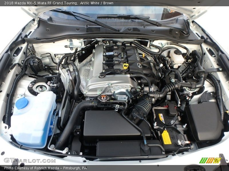  2018 MX-5 Miata RF Grand Touring Engine - 2.0 Liter SKYACTIV-G DI DOHC 16-Valve VVT 4 Cylinder
