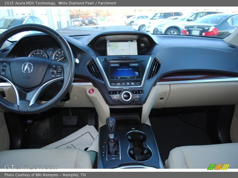 White Diamond Pearl / Parchment 2015 Acura MDX Technology
