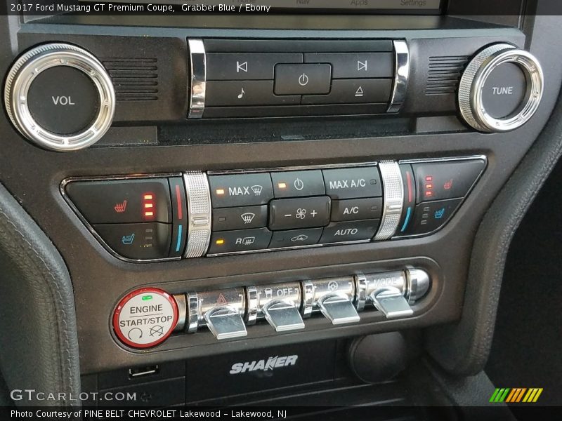Grabber Blue / Ebony 2017 Ford Mustang GT Premium Coupe