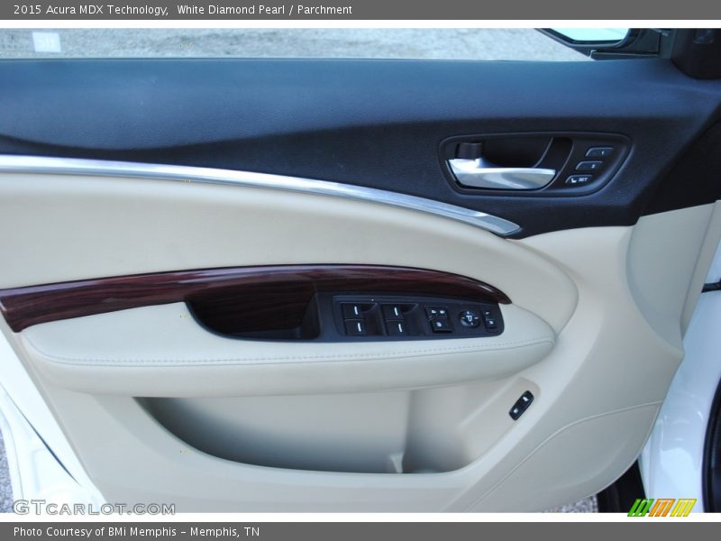 White Diamond Pearl / Parchment 2015 Acura MDX Technology