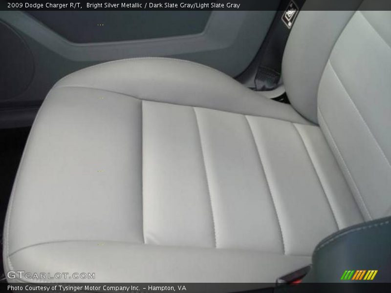 Bright Silver Metallic / Dark Slate Gray/Light Slate Gray 2009 Dodge Charger R/T
