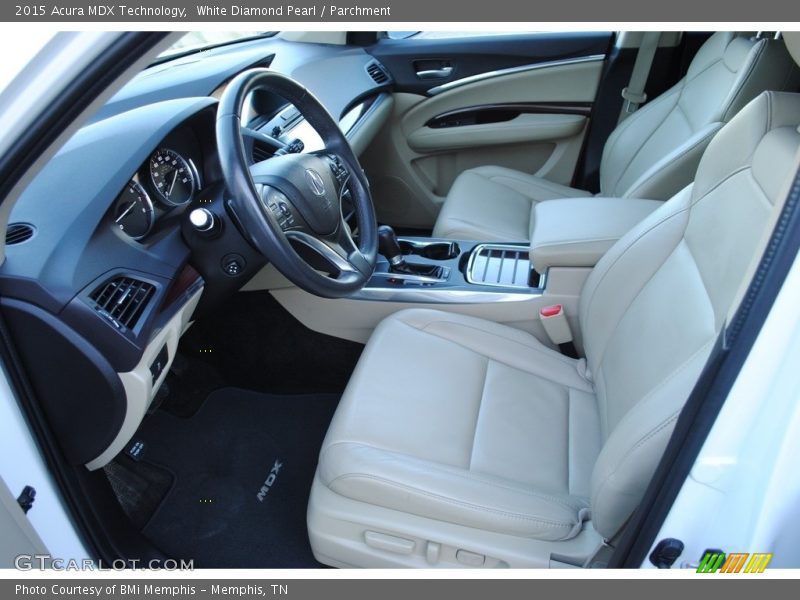 White Diamond Pearl / Parchment 2015 Acura MDX Technology